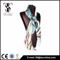 Wholesale China square print plain satin shawl